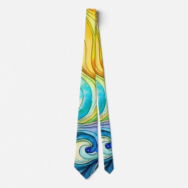 Rainbow Swirl Mönster Slips (Framsida)