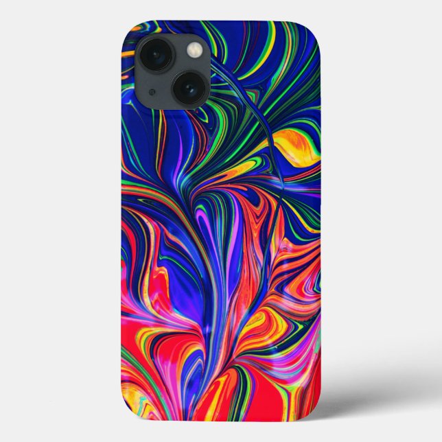 Rainbow Swirl Trippy Glow Stick (Baksida)