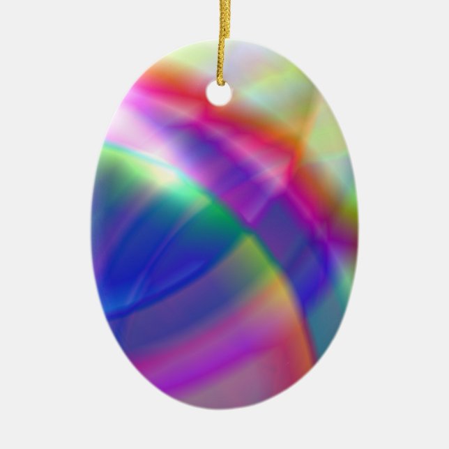 Rainbow Swirls Ornament (Framsidan)