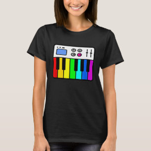Rainbow Synth Piano T Shirt