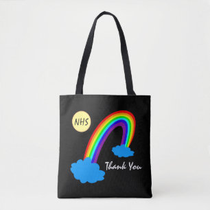 Rainbow & Tack ’NHS’ /mode säckar Storbritannien Tygkasse