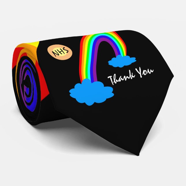 Rainbow & Tack ’NHS’ /office mode Britain Slips (Rullad)