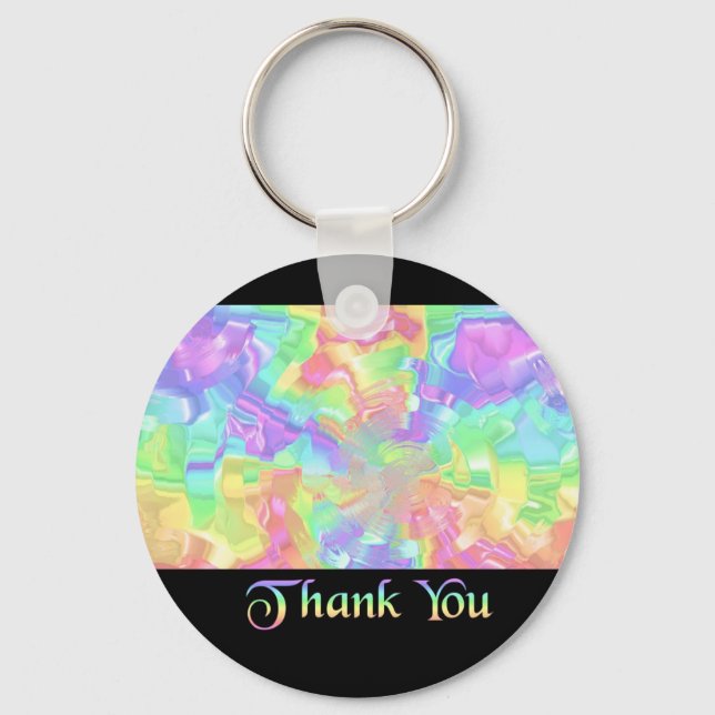 Rainbow Tack Nyckelring (Framsida)