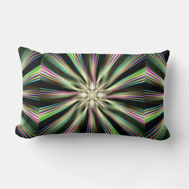 Rainbow Taffy Candy Explosion Tre Lumbarkudde (Framsida)