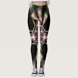 Rainbow Taffy Candy Explosion Two Leggings