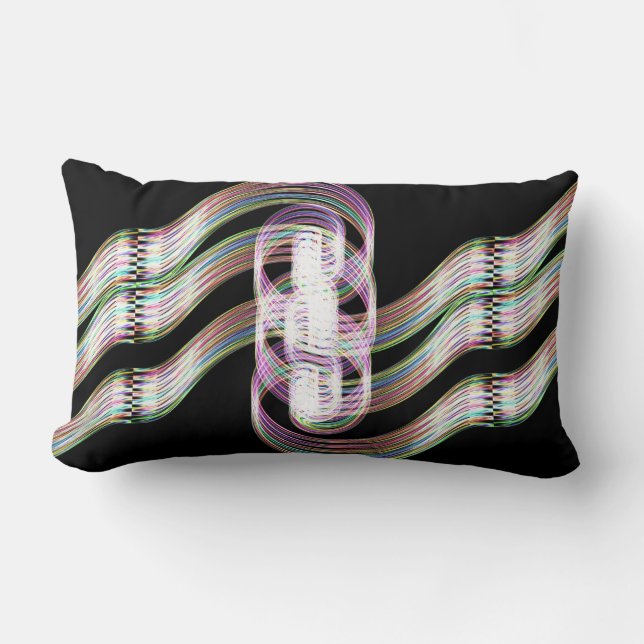 Rainbow Taffy Candy Two Lumbarkudde (Framsida)