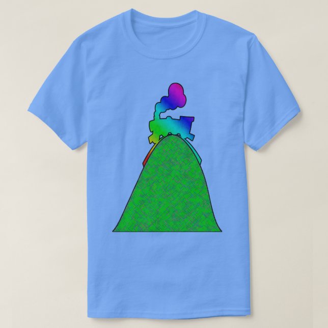 Rainbow Tåg T Shirt (Design framsida)