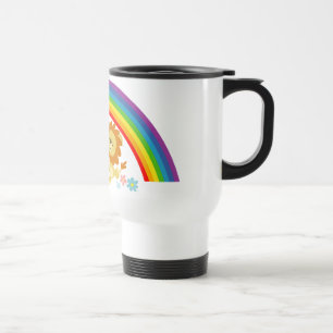 Rainbow Tango-Cute Tecknad Lejon Commuter Mugg