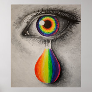Rainbow tårar poster