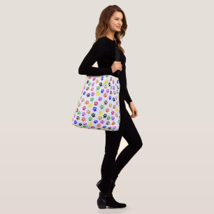 Rainbow Tass avtryck PatternTote Bag Axelväska