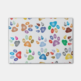 Rainbow Tass avtryck Post-it Block