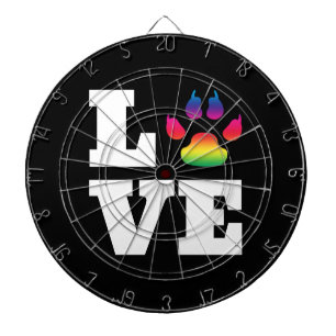 Rainbow tass darttavla
