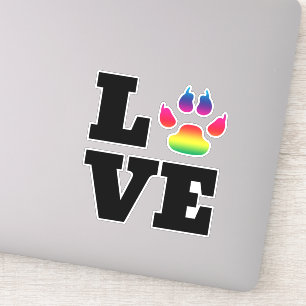 Rainbow tass klistermärken