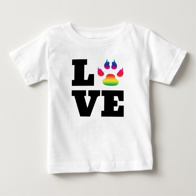 Rainbow tass t-shirt (Framsida)