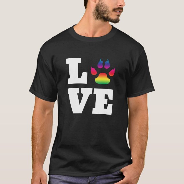 Rainbow tass tee shirt (Framsida)