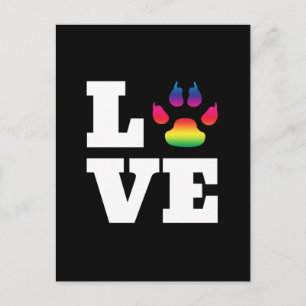 Rainbow tass vykort