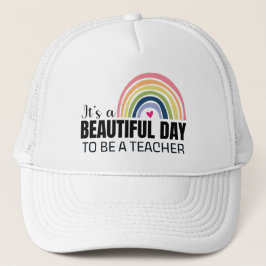 Rainbow Teacher Beautifu Day Keps
