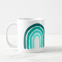 Rainbow Teal Mugg