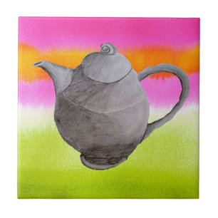 Rainbow Tekanna arty tea party Kakelplatta