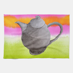 Rainbow Tekanna arty tea party Kökshandduk