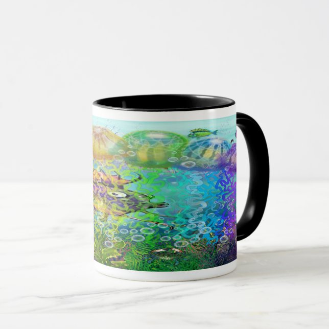 Rainbow Tentacles Mugg (Framsida höger)