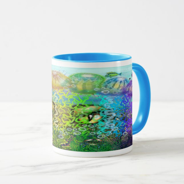 Rainbow Tentacles Mugg (Framsida höger)