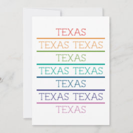 Rainbow Texas, Texas, Texas Tack Kort