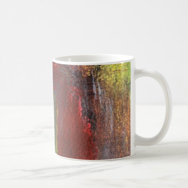 Rainbow Textural Abstrakt Kaffemugg (Höger)