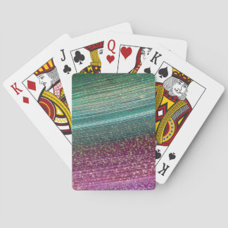 Rainbow Textured Rosa Poker Deck of Cards Spel Kort
