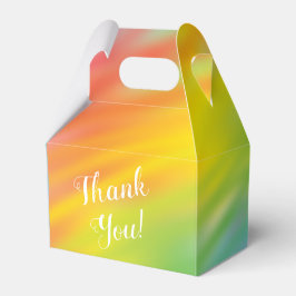 Rainbow Tie Dye Baby Shower Presentaskar