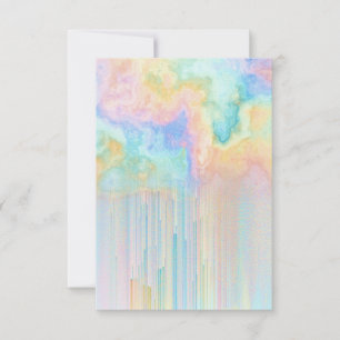 Rainbow Tie Dye Clouds Weather Tack Kort