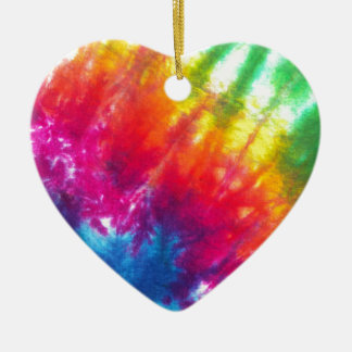 Rainbow Tie-Dye Julgransprydnad Keramik