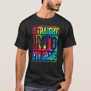 Rainbow Tie Dye Rakt in i 9th Klass tillbaka till T Shirt
