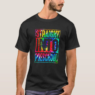 Rainbow Tie Dye Rakt in i Preschool Tillbaka till T Shirt