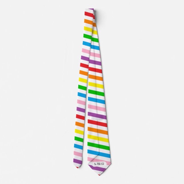Rainbow Tie with Secret Message Slips (Baksida)