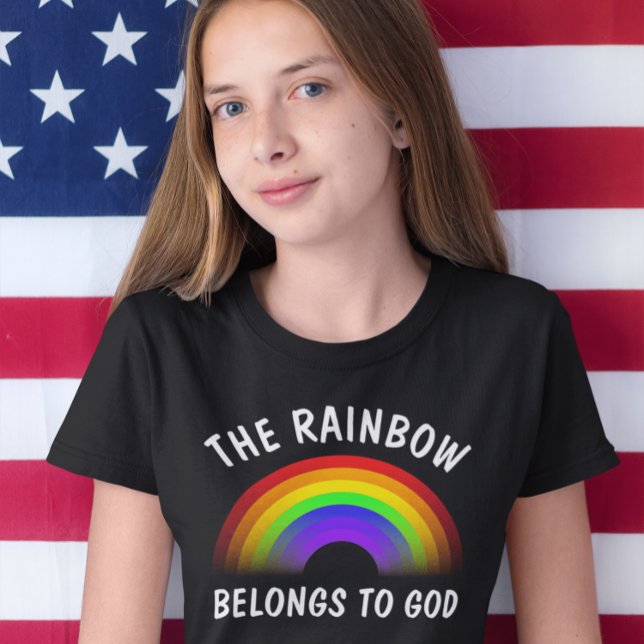 RAINBOW-TILLHÖREN TILL GOD, Christian T-shirts (Skapare uppladdad)