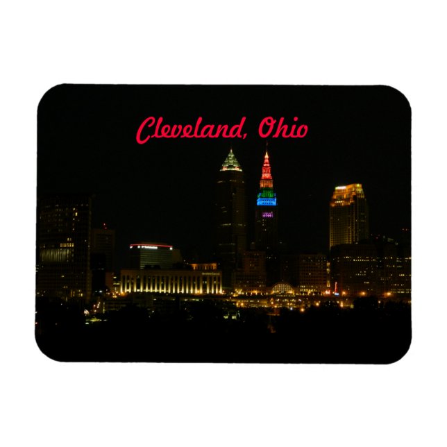 Rainbow Torn, Cleveland Ohio Magnet (Horisontell)