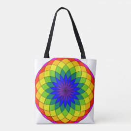 Rainbow Torus Tote Bag Tygkasse