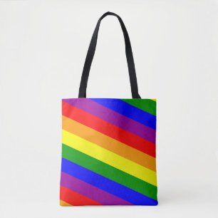 Rainbow Tote Bag Tygkasse