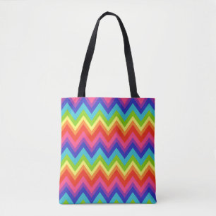 Rainbow Tote Bag Tygkasse