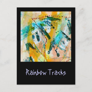 Rainbow Tracks Postcard av Janz Vykort