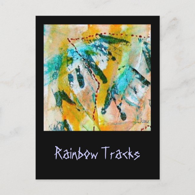 Rainbow Tracks Postcard av Janz Vykort (Framsida)
