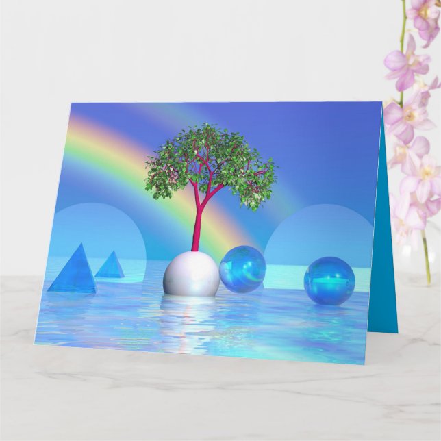 Rainbow Träd kort (Orkide)