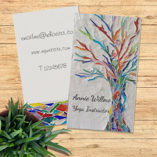 Rainbow Träd Visitkort
