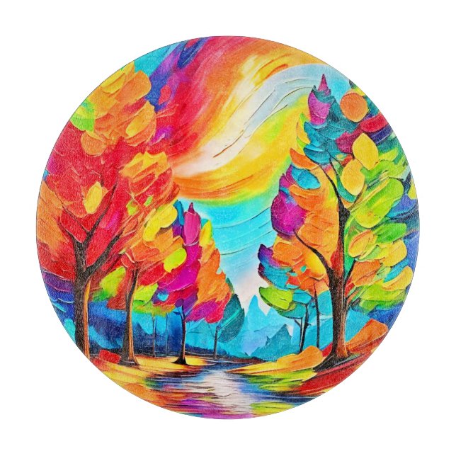 Rainbow Träd: Vivid Forest (Framsidan)