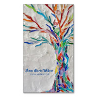 Rainbow Träd Yoga Instructor Magnet