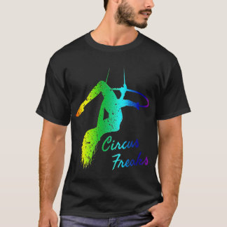 Rainbow Trapeze Artist Outfit for Girls Aerial T Shirt