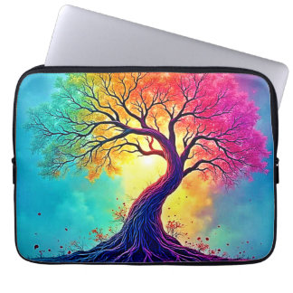 Rainbow Tree: Roots of Infinite Hope Art Laptop Fodral