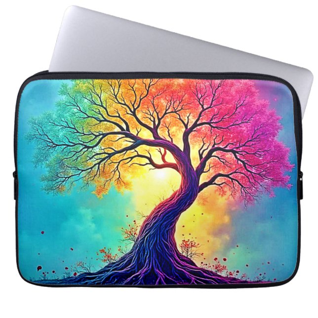  Rainbow Tree: Roots of Infinite Hope Art Laptop Fodral (Framsidan)