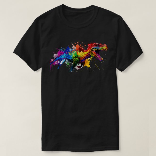 Rainbow TRex T Shirt (Design framsida)
